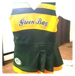 12mon GreenBayPackers cheerleader outfit
